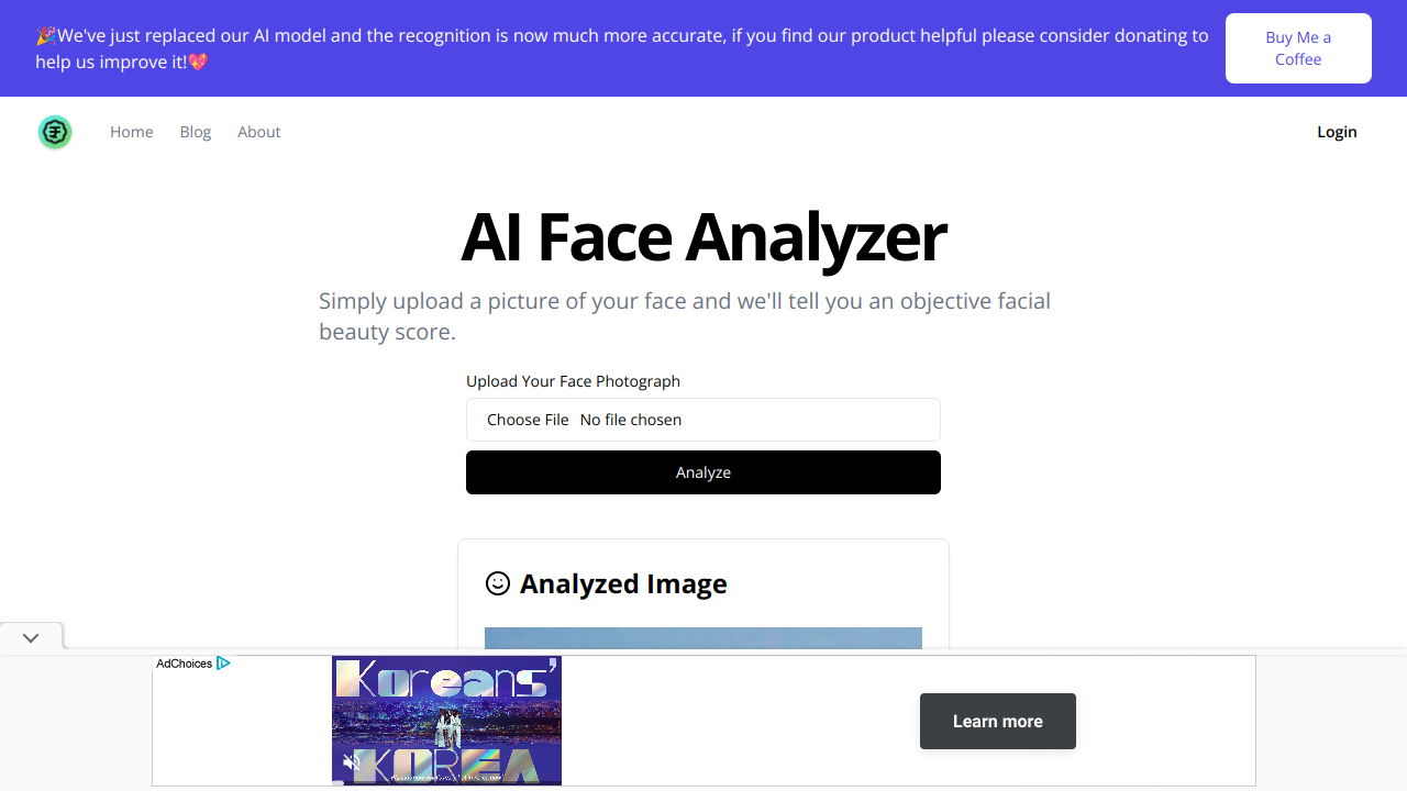 AI Face Analyzer