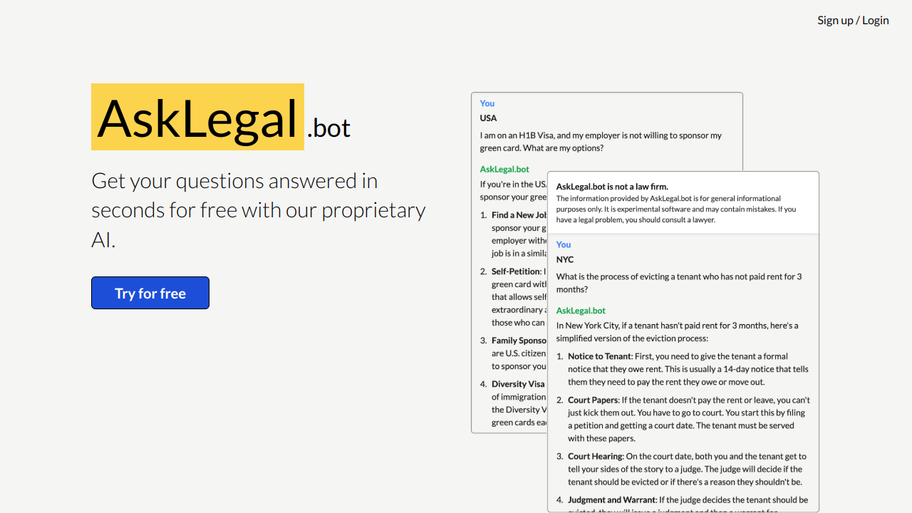 AskLegal.bot