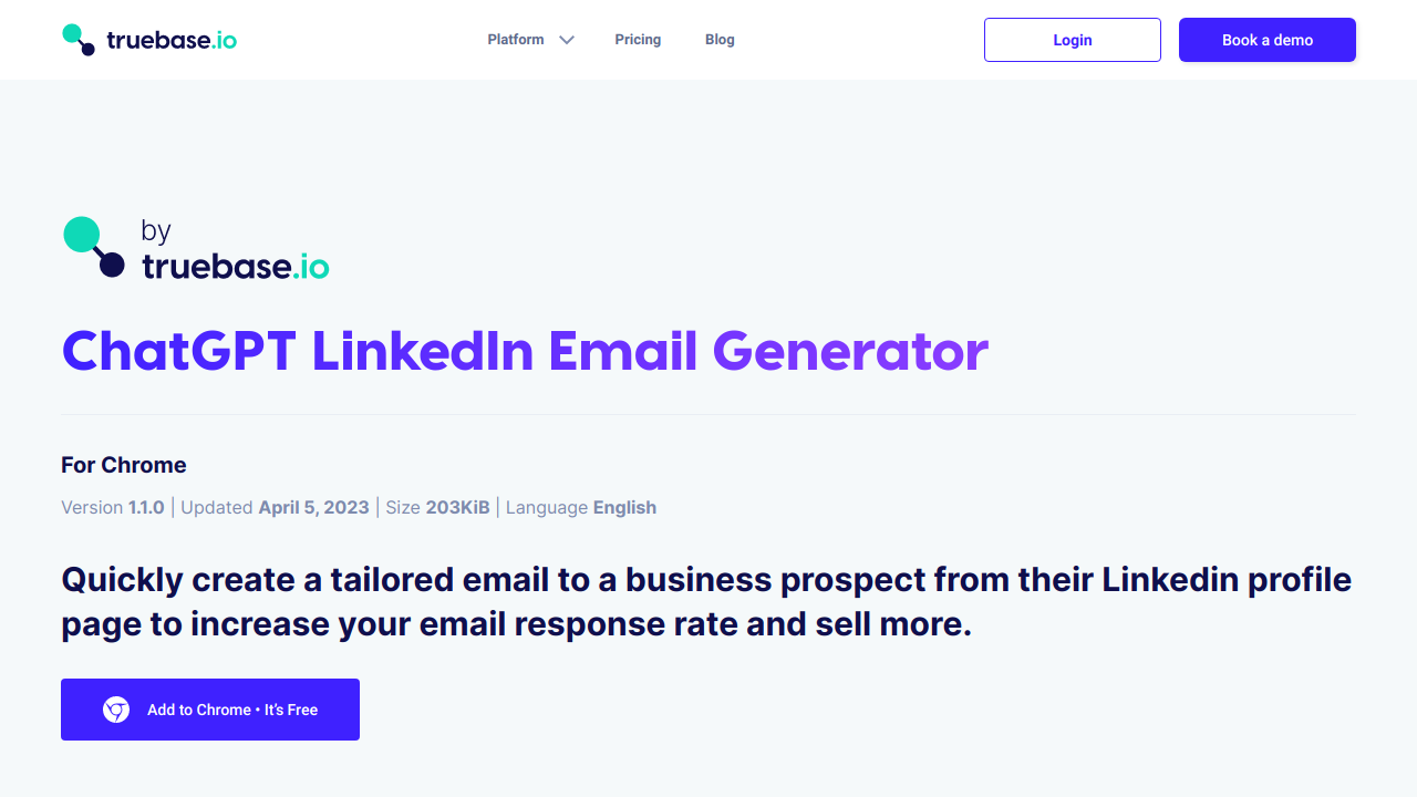 ChatGPT LinkedIn Email Generator