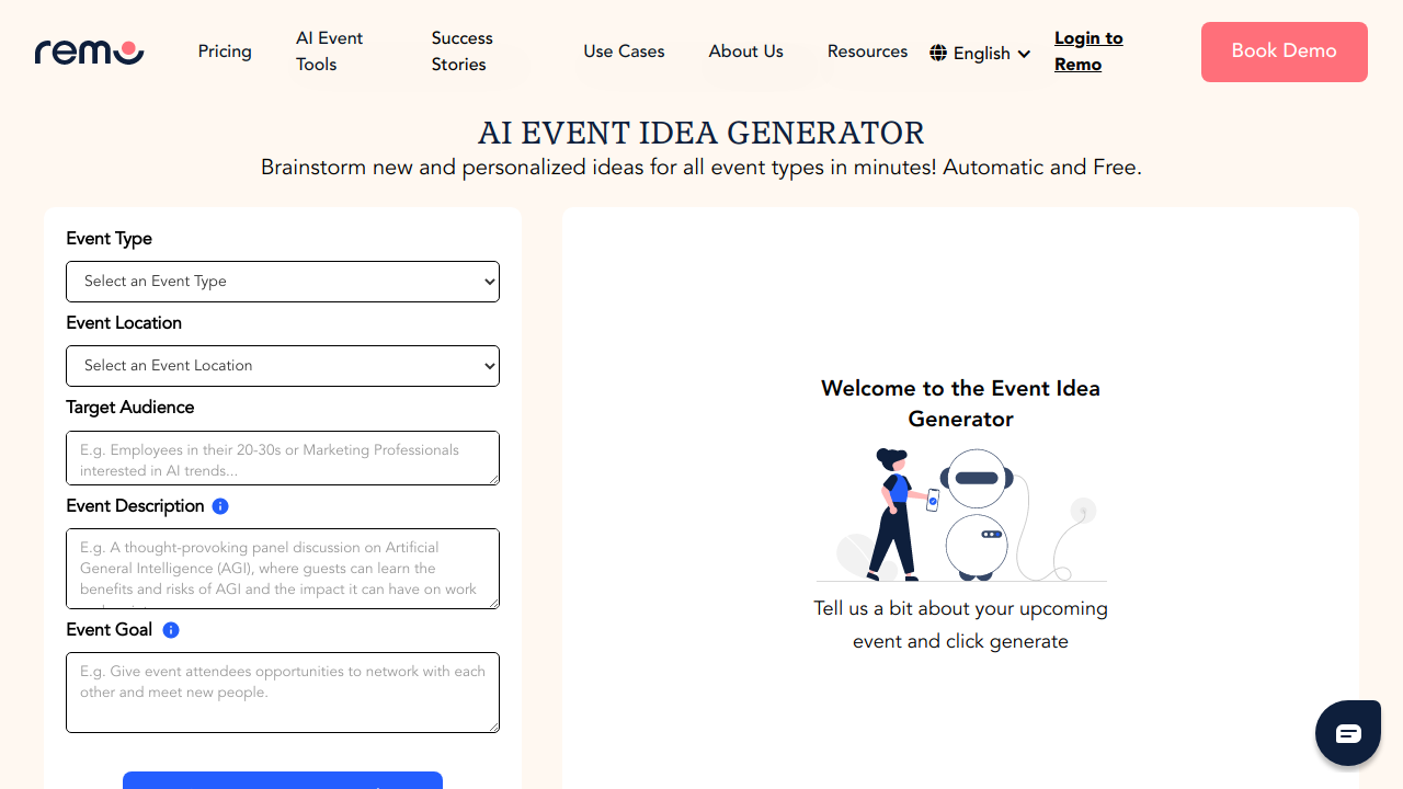 AI Event Idea Generator