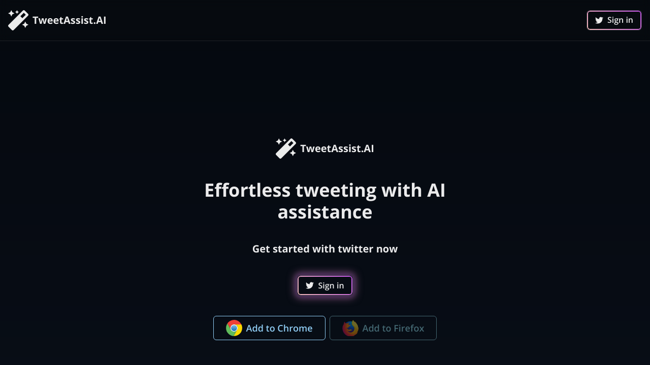 Tweet Assist App