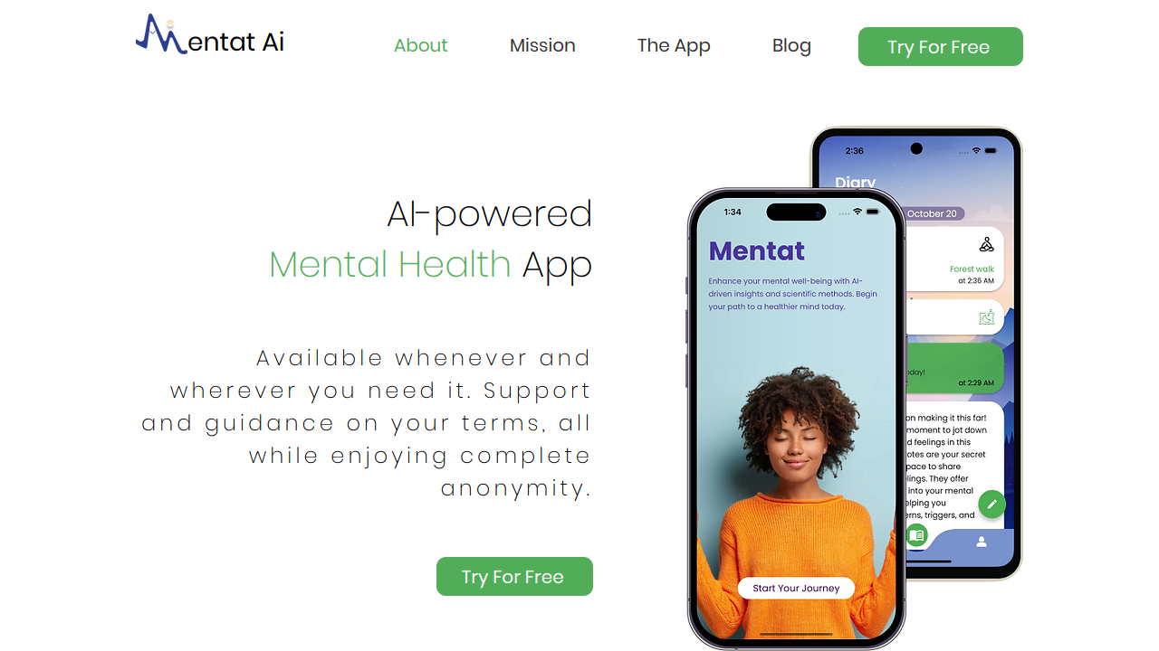 Mentat Ai - Your Mental Health