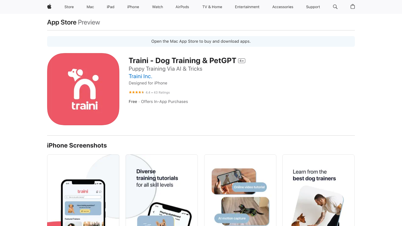 Traini-AI driven dog training