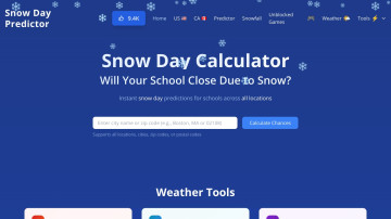 snow day calculator