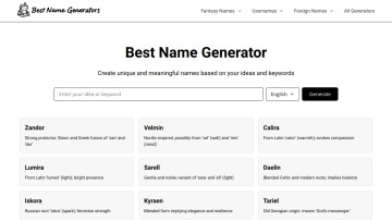 Best Name Generators