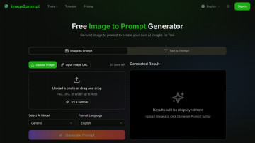 image2prompt-free AI-powered tool that converts images into detailed prompts