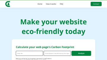 Website Carbon Footprint Calculator