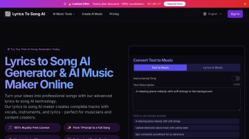 Lyrics To Song AI
