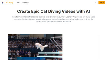 Cat Diving