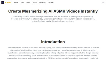 AI Asmr