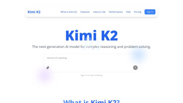Kimi K2 - Advanced AI Model by Moonshot AI