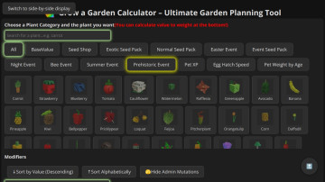Grow a Garden Calculator - Roblox Fruit Value & Trade Tool