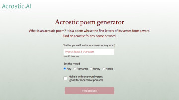 Acrostic AI
