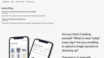 Dressrious - your daily outfit assistant