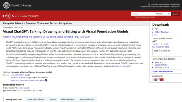 Visual ChatGPT