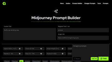 Midjourney prompt builder