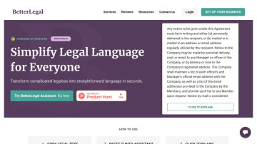 BetterLegal Assistant