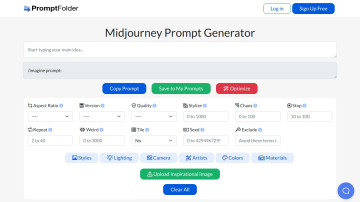MidJourney Prompt Generator by Noonshot