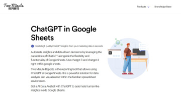ChatGPT in Google Sheets
