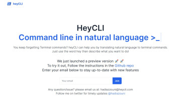 heyCLI