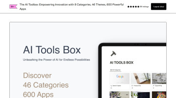 AI Toolbox: 8 Categories,  800 Apps