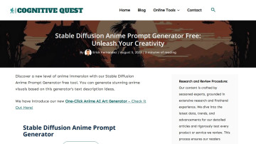 Stable Diffusion Anime Prompt Generator