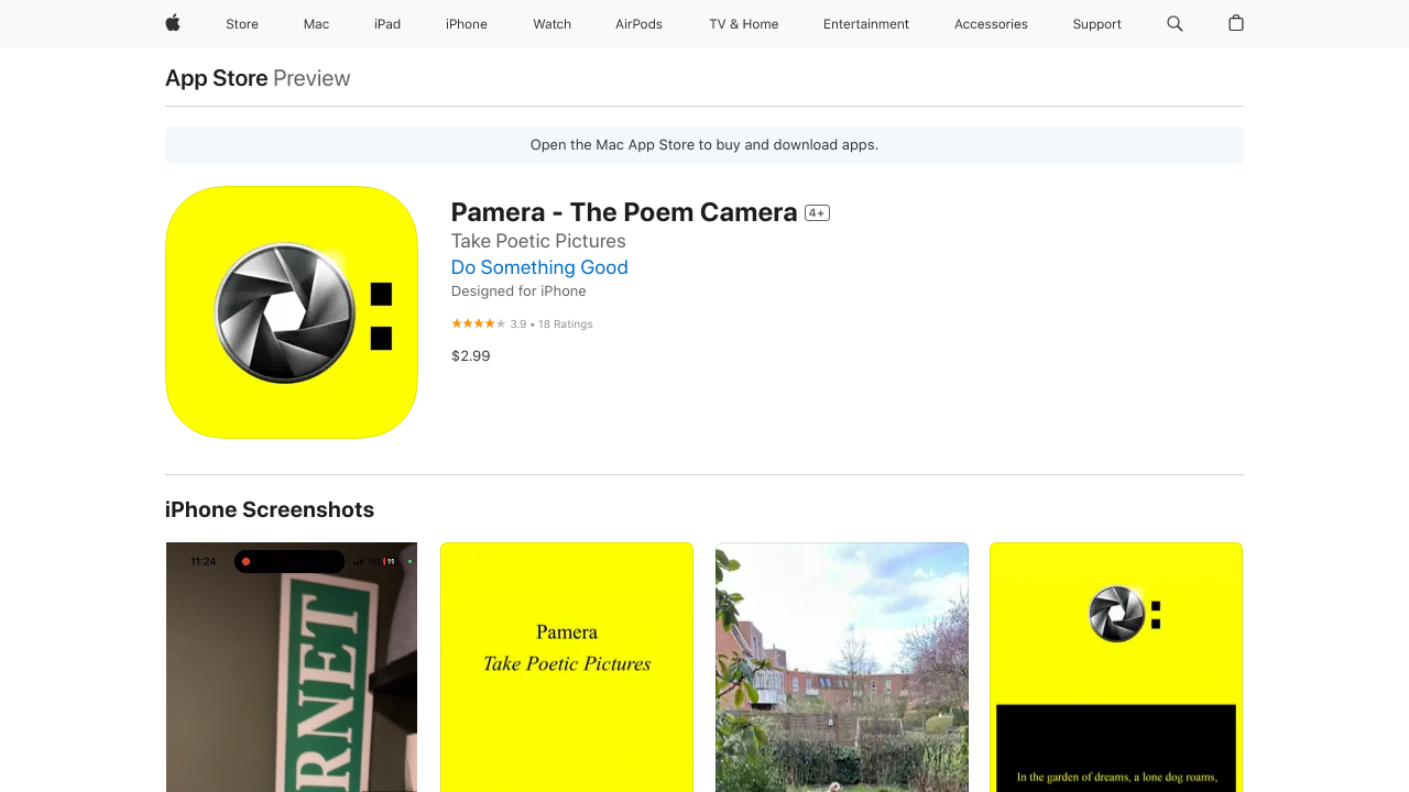 Pamera - The Poem Camera