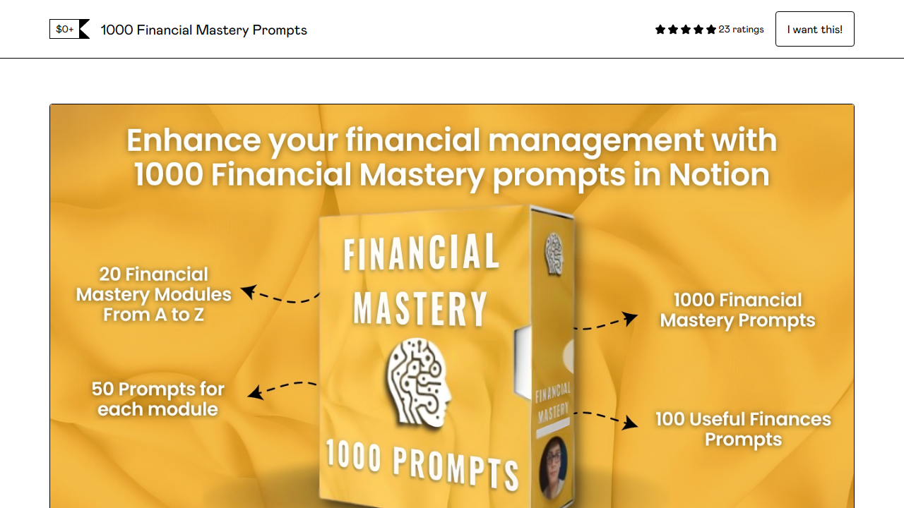 1000+ Financial Mastery Template