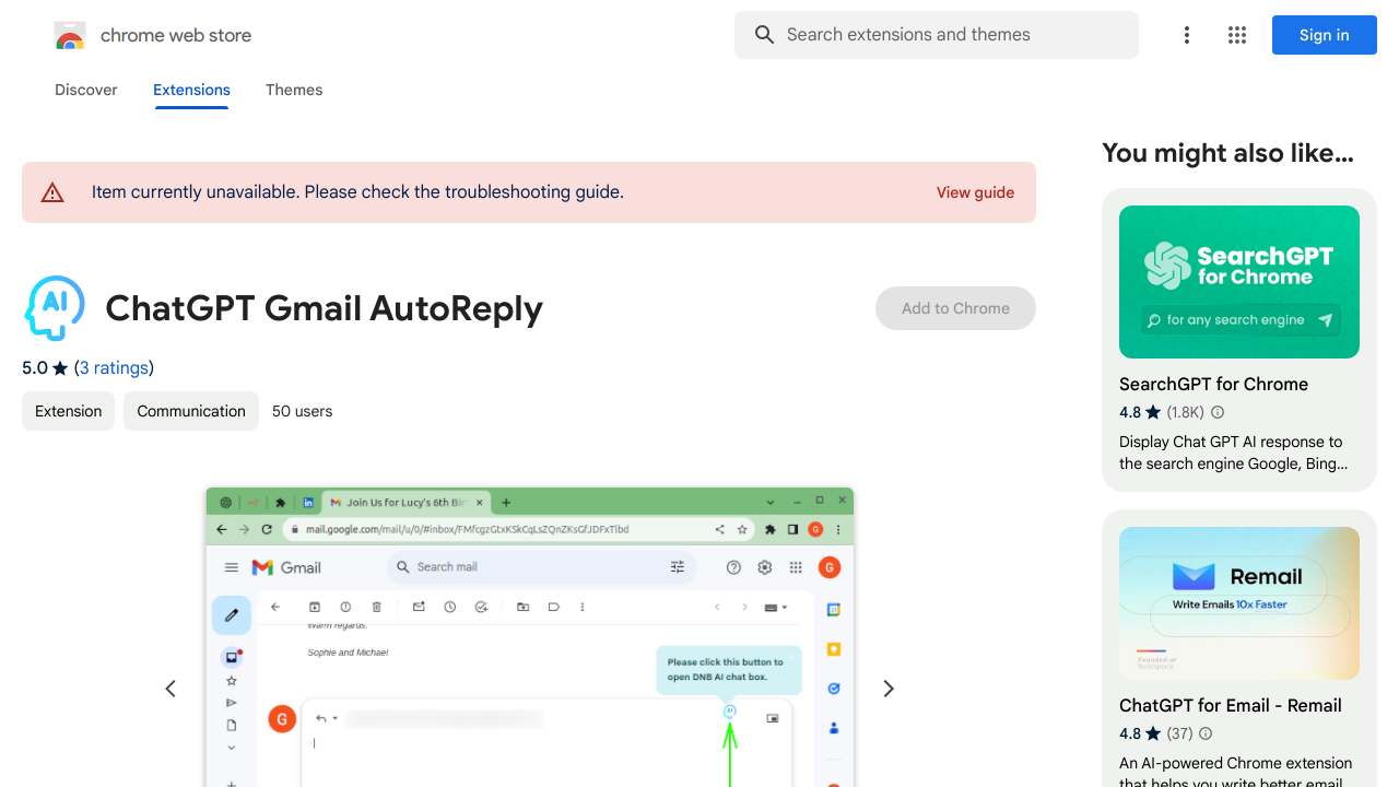 ChatGPT Gmail AutoReply