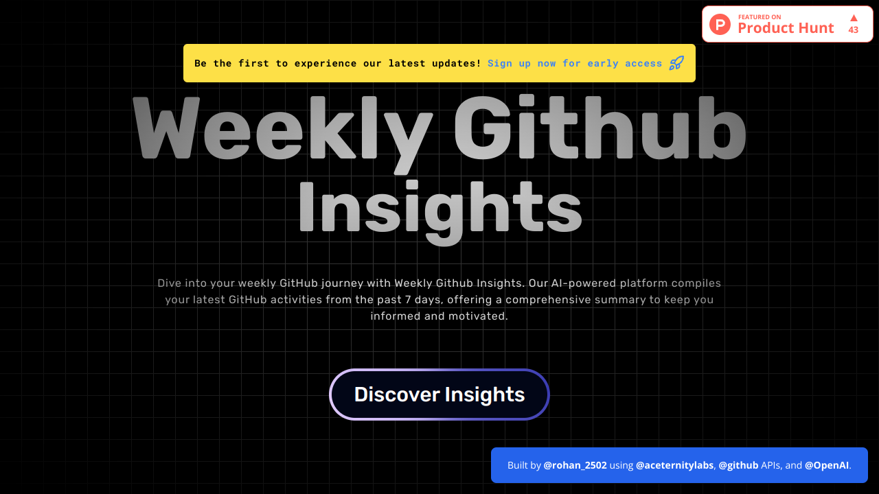 Weekly Github